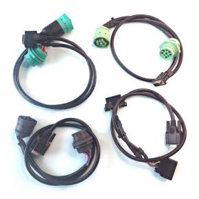 SAE J1939 Type-II Y Cable Deutsch 9 Pin Plug Male to Female OBD2 OBDII 16Pin Connector Truck Trailer Car Diagnostic Wire Harness