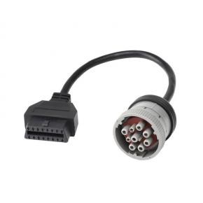 Hot sale 16 Pin Female To J1939 9 Pin Grey Male J1939 Connector OBD2 OBDII eld cable