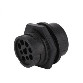  9Pin J1939 Type1 Female Black With Screw Thread J1939 Connector