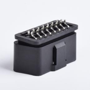 Folded OBD2 Male, 12V Connector