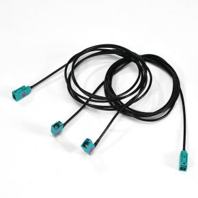 Automotive FAKRA female connector harness FM radio connection antenna wireless base station communication harness processing