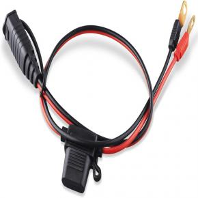 X-CONNECT to O-type terminal cable with fuse box Lithium battery charging cable 16AWG