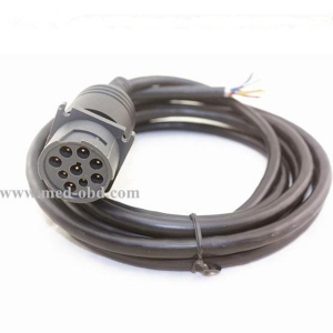Cable, J1939 (9pin) to Open End, 6ft, 9pins Wired, Male